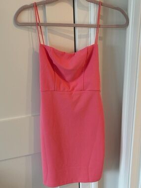 pink hello molly mini dress